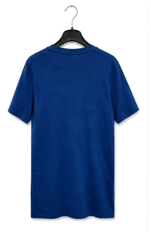 T-shirt Jack & Jones Core blauw geel logo – Slim Fit – Maat S – photo 4